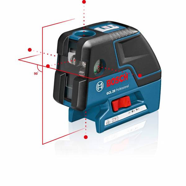 Bosch Kreuzlinen und Punktlaser GCL 25 mit Tasche 0601066B00