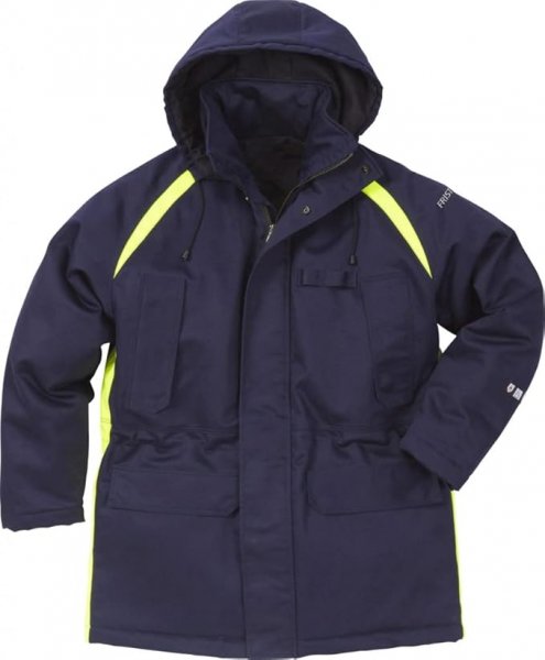 Fristads Kansas FLAM Schweißer Winterparka M Dunkelblau FLI-4033 100343
