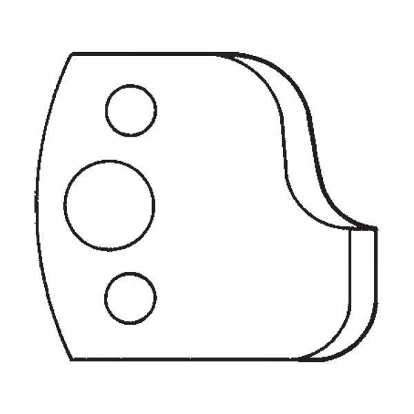 scheppach Profilmesser Paar 63207412 ID.-NR. 100 129 062 wie Leitz 026200