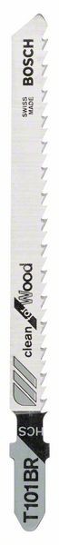 BOSCH STICHSÄGEBLATT T 101 BR, CLEAN FOR WOOD, 5ER-PACK