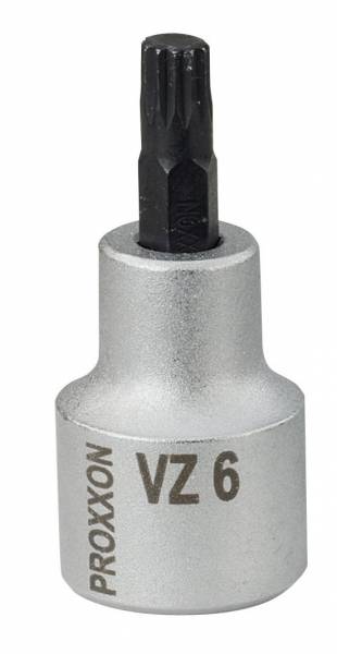 PROXXON 1/2"-Vielzahn-Einsatz VZ 6, 55 mm lang 23319