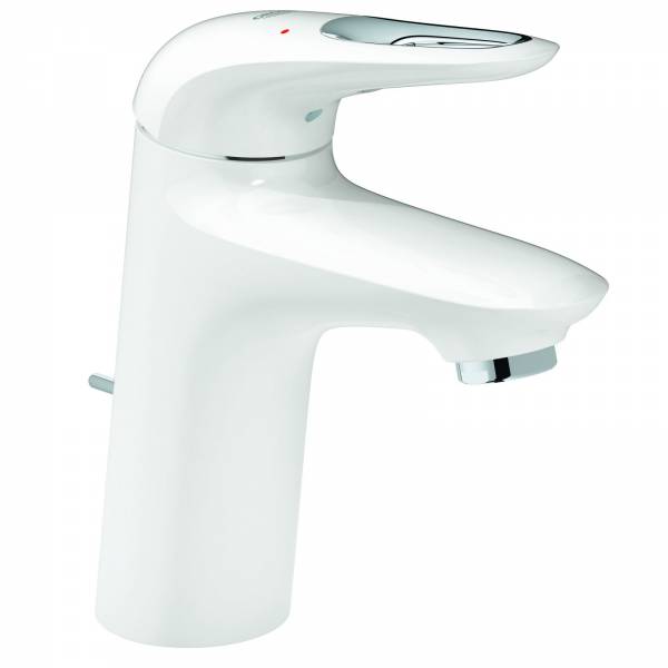 GROHE EH-Waschtischbatterie Eurostyle 33558 S-Size Zugst.-Abl.-grt. moon white