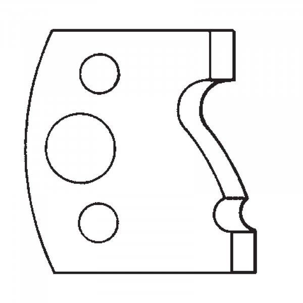 scheppach Profilmesser Paar 63207419 ID.-NR. 100 129 069wie Leitz 026257