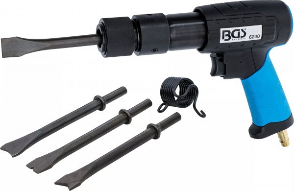 BGS Druckluft-Meißelhammer-Satz mit Schnelllösefutter 6240