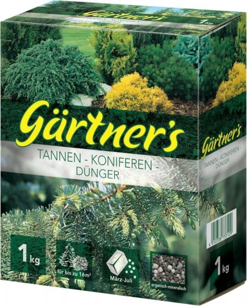Gärtners Tannendünger, 5+4+6+(4MgO) 1 kg 12010