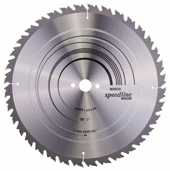 BOSCH KREISSÄGEBLATT SPEEDLINE WOOD, 400 X 30 X 3,5 MM, 36