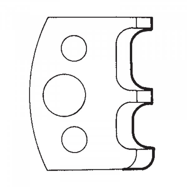 scheppach Profilmesser Paar 63207707 ID.-NR. 100 129 007wie Leitz 026107