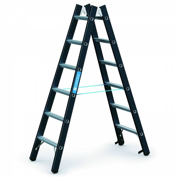 Zarges Megastep B - LM-Stehleiter SL 2 x 4 Sprossen 41189
