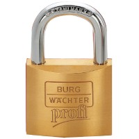 Burg Wächter Vorhängeschloss 116 Profi Messing Varianten 30 / 40 / 50 Burg Wächter Vorhängeschloss 116 Profi Messing Varianten 30 / 40 / 50