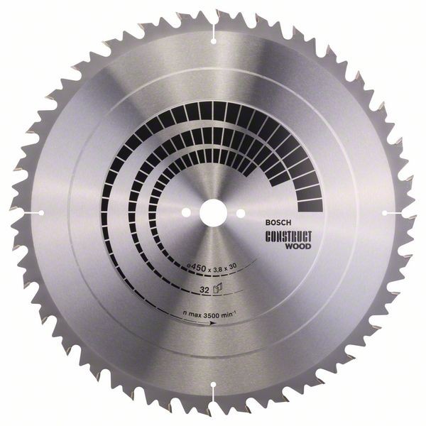 BOSCH KREISSÄGEBLATT CONSTRUCT WOOD, 450 X 30 X 3,8 MM, 32, SB3