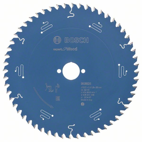 BOSCH KREISSÄGEBLATT EXPERT FOR WOOD, 237 X 30 X 2,5 MM, 56