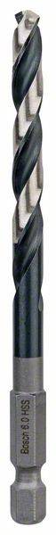 Bosch HSS Spiralbohrer mit Sechskantschaft, 6 x 57 x 98 mm, 1er-Pack
