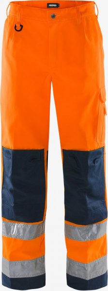 Fristads Kansas Hi-Vis Warnschutz Bundhose 2001 TH Gr. D96Orange/Marine