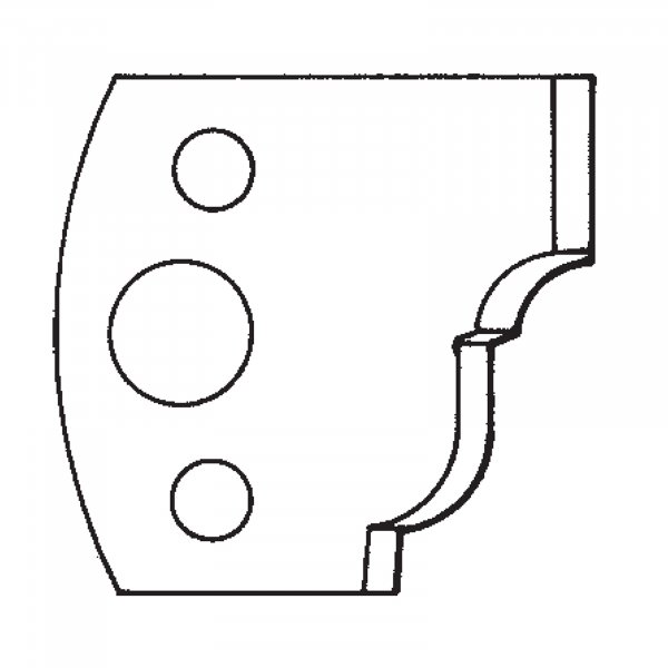 scheppach Profilmesser Paar 63207350 ID.-NR. 100 129 050 wie Leitz 026188