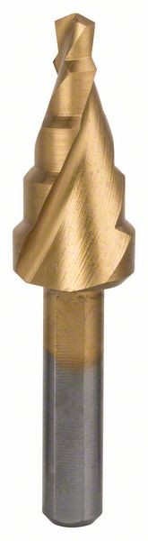 BOSCH STUFENBOHRER HSS-TIN, 4 - 12 MM, 6 MM, 50 MM, 5 STUFEN