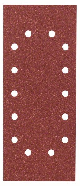 BOSCH SCHLEIFBLATT-SET EXPERT FOR WOOD, 14 LÖCHER, GESPANNT, 115X280 MM, 80, 10er Pack