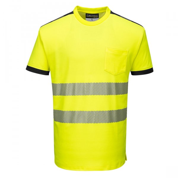 PORTWEST Hi-Vis Cotton Comfort T-Shirt