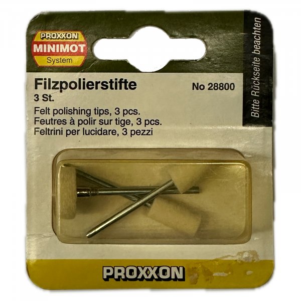 PROXXON FILZPOLIERSIFTE-SATZ 3TLG.