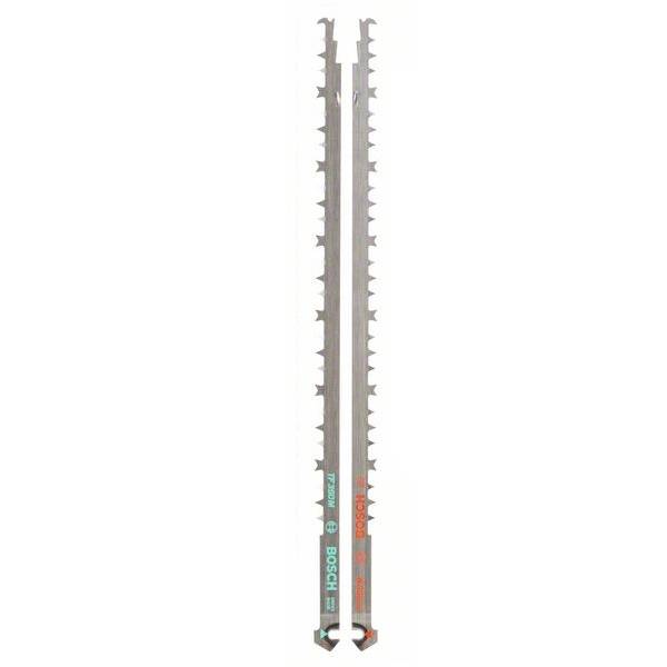 BOSCH SÄGEBLATTSATZ TF 350 M, HCS, FÜR HOLZ, 2 Stück