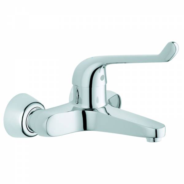 GROHE Sicherheitsmisch-WT-Batt. Euroeco Special 32795 Wandm. Gussauslauf chrom
