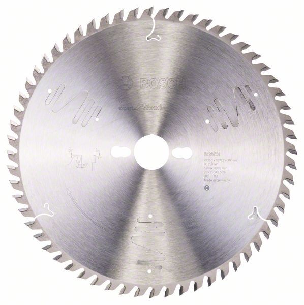 BOSCH KREISSÄGEBLATT EXPERT FOR WOOD, 250 X 30 X 3,2 MM, 60