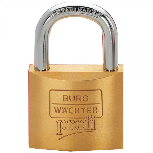 Burg Wächter Vorhängeschloss 116 Profi Messing Varianten 30 / 40 / 50