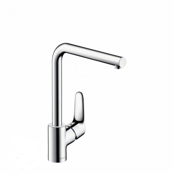 HG Spültischmischer 280 Focus Schwenkauslauf chrom L-Auslauf Hansgrohe 31817000