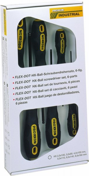 PROXXON FLEX-DOT Schraubendrehersatz 6-tlg., HEX 22642