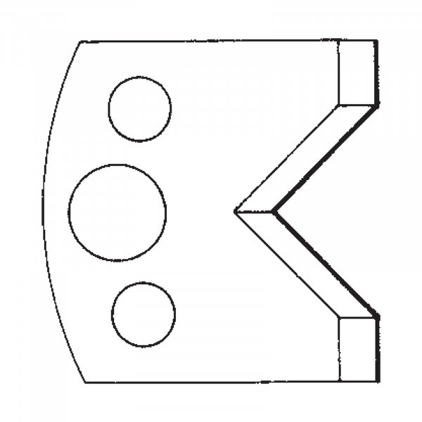 scheppach Profilmesser Paar 63207734 ID.-NR. 100 129 034wie Leitz 026134