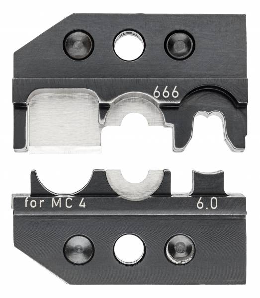 KNIPEX 97 49 66 6 Crimpeinsatz für Solar-Steckverbinder MC4 (Multi-Contact) schneiden - abisolieren
