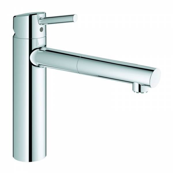GROHE EH-SPT-Batterie Concetto 31214 Niederdruck ausziehbarer Mousseur chrom