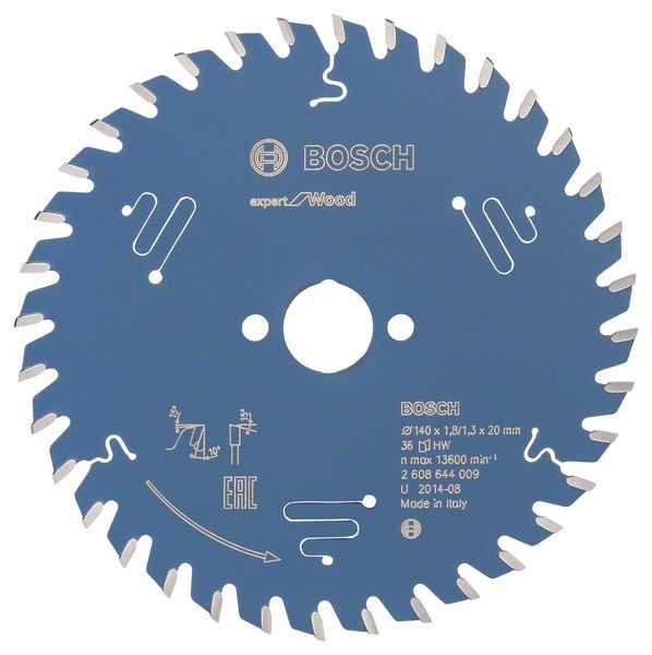 BOSCH KREISSÄGEBLATT EXPERT FOR WOOD, 140 X 20 X 1,8 MM, 36