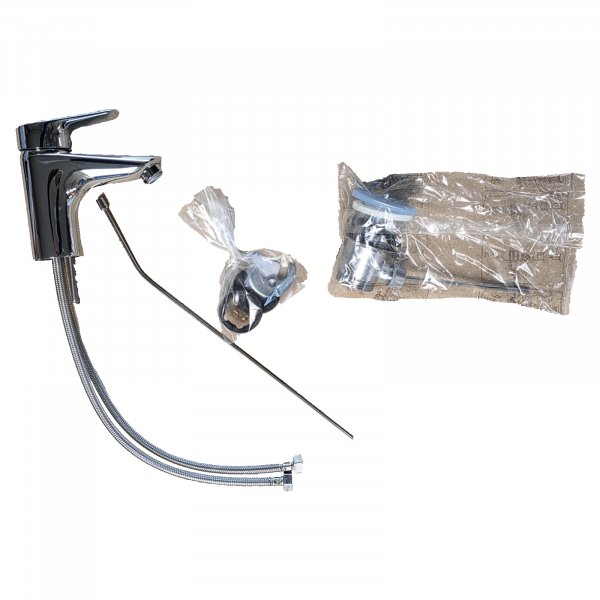 Waschtischarmatur Pro mit Ablaufgarnitur