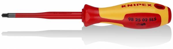KNIPEX 98 25 02 SLS Schraubendreher (Slim) PlusMinus Pozidriv® 212 mm brüniert isolierender Mehrkomp