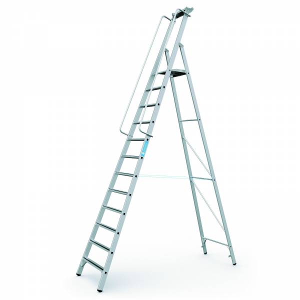 Zarges Meistertritt S - LM-Stehleiter m Plattform 12 Stufen 41635