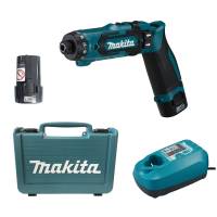 Makita Akku-Knickschrauber 7,2V DF012DSE 2x Akkus + Ladegerät im Koffer Makita Akku-Knickschrauber 7,2V DF012DSE 2x Akkus + Ladegerät im Koffer