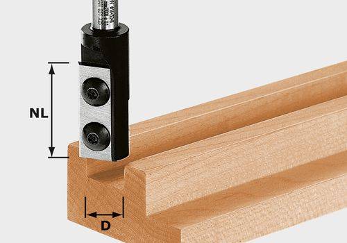 Festool Nutfräser-Wendeplatten HW S8 D12/30 WP Z1 491080