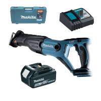 Makita Akku-Säbelsäge Reciprosäge DJR 181 RT + Akku 18V 5,0 Ah + Koffer BJR 181 Makita Akku-Säbelsäge Reciprosäge DJR 181 RT + Akku 18V 5,0 Ah + Koffer BJR 181