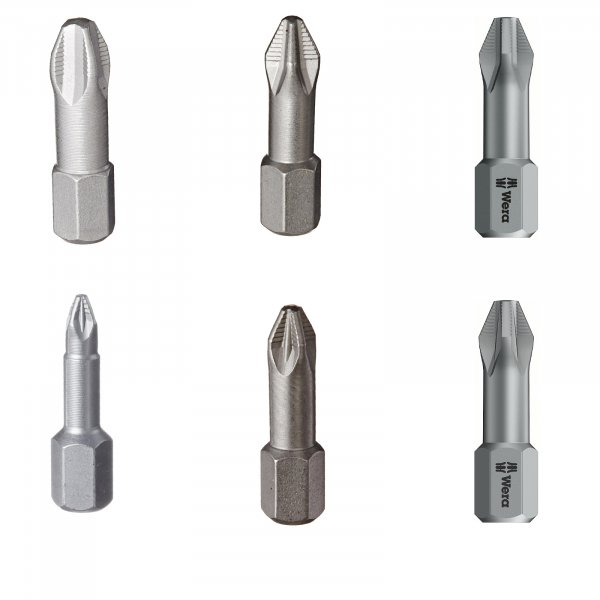 Wera Bit 1/4 C6,3 853/1 TZ ACR Torision PH PZ 25mm Wahl