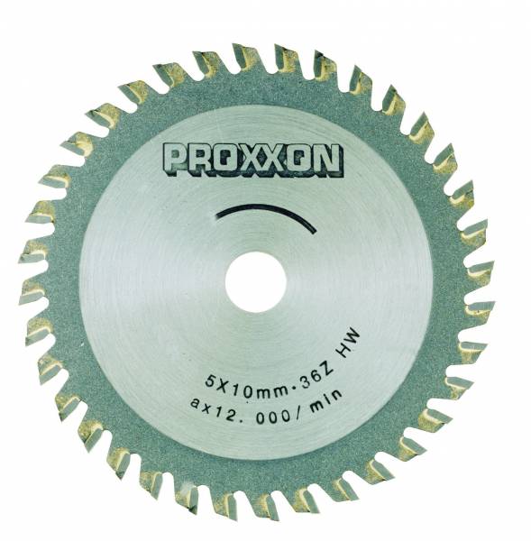 PROXXON Kreissägeblatt, HM-bestückt, 80 mm, 36 Zähne 28732