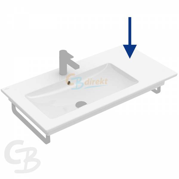 VB SWT Venticello4134L1 1000x500mm 3LArm mittl HL durchg Überl Eckig WeißAlpin