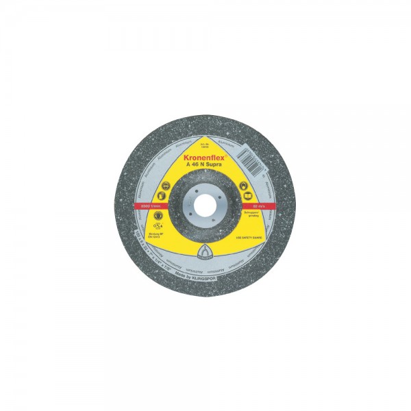 Schruppscheibe A46N Supra125x6mm gekr. Klingspor