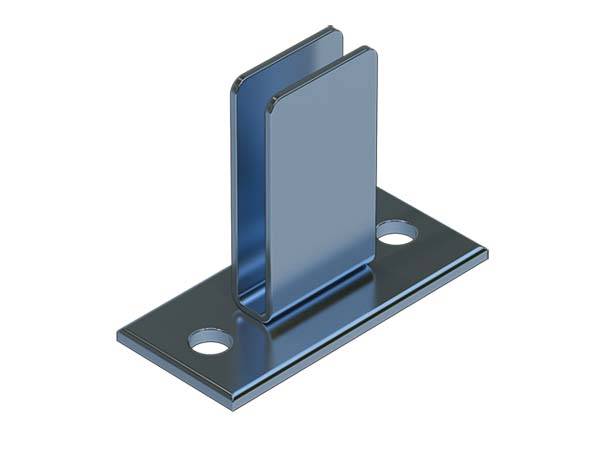 Zarges Fußplatte für V4A 47312