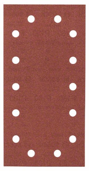 BOSCH SCHLEIFBLATT-SET EXPERT FOR WOOD, 14 LÖCHER, KLETT, 115 X 230 MM, 180, 10er Pack