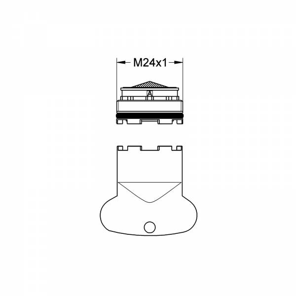 GROHE Mousseur 13926 chrom für Essence Wannenbatterie