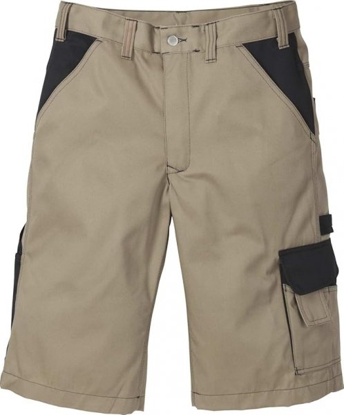 Fristads Kansas Icon Shorts Gr. C54 Khaki/Schwarz
