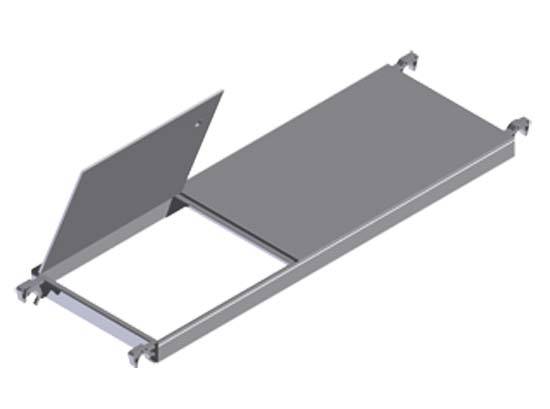 Zarges Plattform 2,50 m mit Klappe 42910