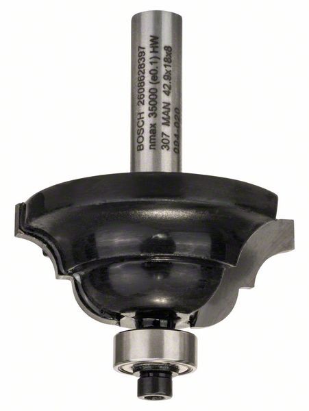 BOSCH PROFILFRÄSER D 8 MM, R1 6,3 MM, B 15 MM, L 18 MM, G 60 MM