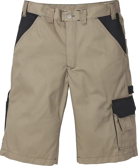 Fristads Kansas Icon Shorts Gr. C60 Khaki/Schwarz