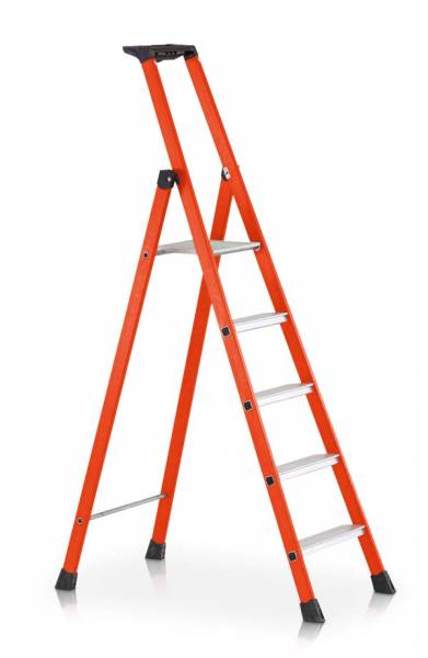 Zarges EFAmix S - Kst.-Stufen-Stehleiter 7 Stufen 40435